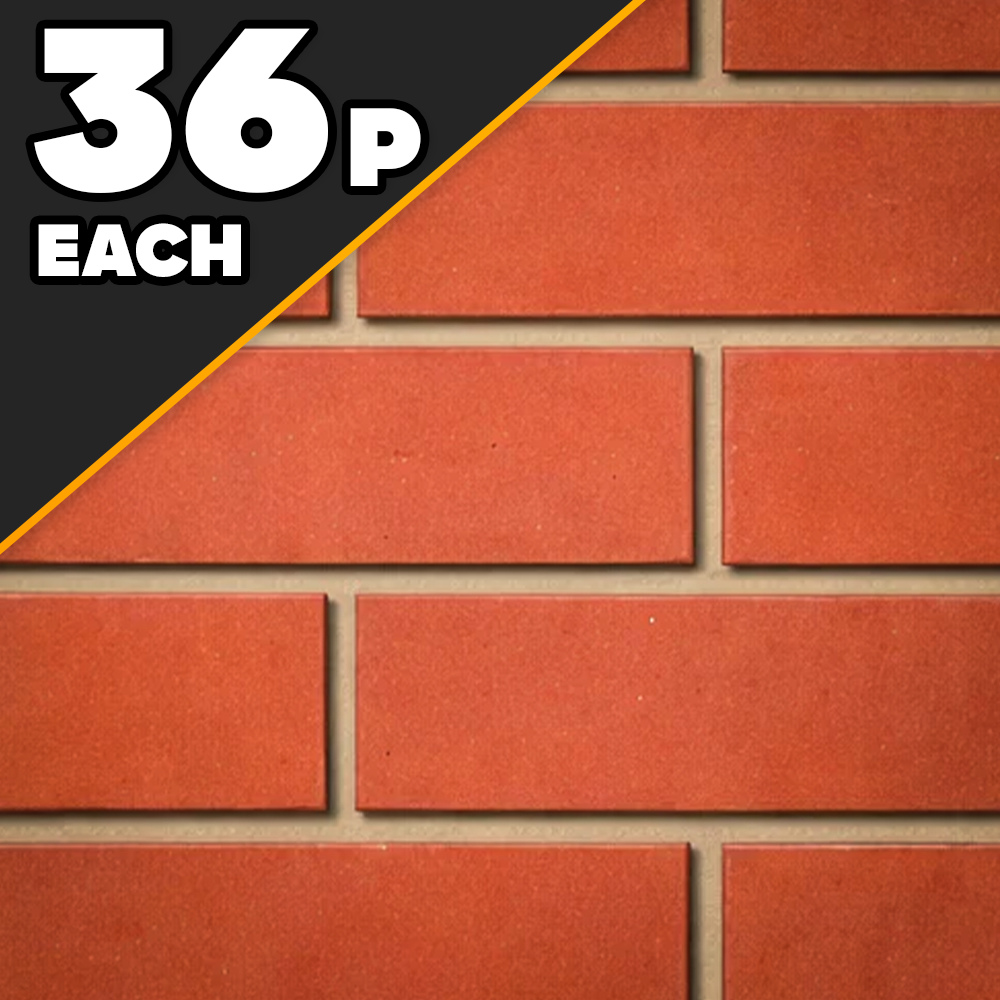 65mm Darlaston Red Smooth Brick