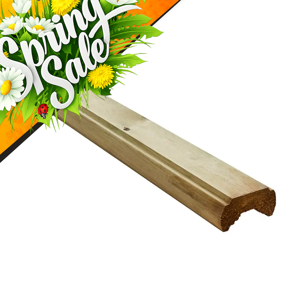 Deck Hand Rail Universal 38x75x1.8m