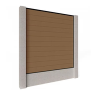 1.8m X 1.5m Composite Fence Kit 6ft x5ft (For existing Concrete Posts)