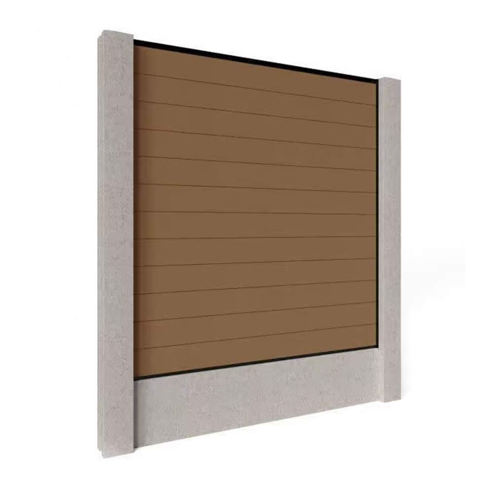 1.8m X 1.5m Composite Fence Kit 6ft x5ft (For existing Concrete Posts)