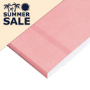 Fire Proof Fireline Red Taper Edge Plasterboard - 12.5mm x 1200mm x 2400mm 8x4