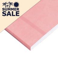 Fire Proof Fireline Red Taper Edge Plasterboard - 12.5mm x 1200mm x 2400mm 8x4