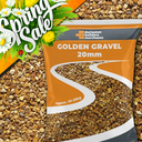 Golden Gravel 20mm Maxi Bag 25kg Chippings
