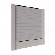 1.8m X 1.5m Composite Fence Kit 6ft x5ft (For existing Concrete Posts)