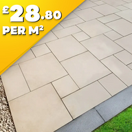 Hammerstone Outdoor Porcelain Paving Kit 8.1M2