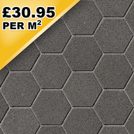Hexo Black Granite 200x230x60mm (7.5m2 Pack)