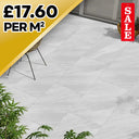 Himalayan White 20mm Outdoor Porcelain Paving TIle | 900 x 600mm