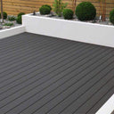 Saige Charcoal Composite Decking Board 137x23mm x 3.6m