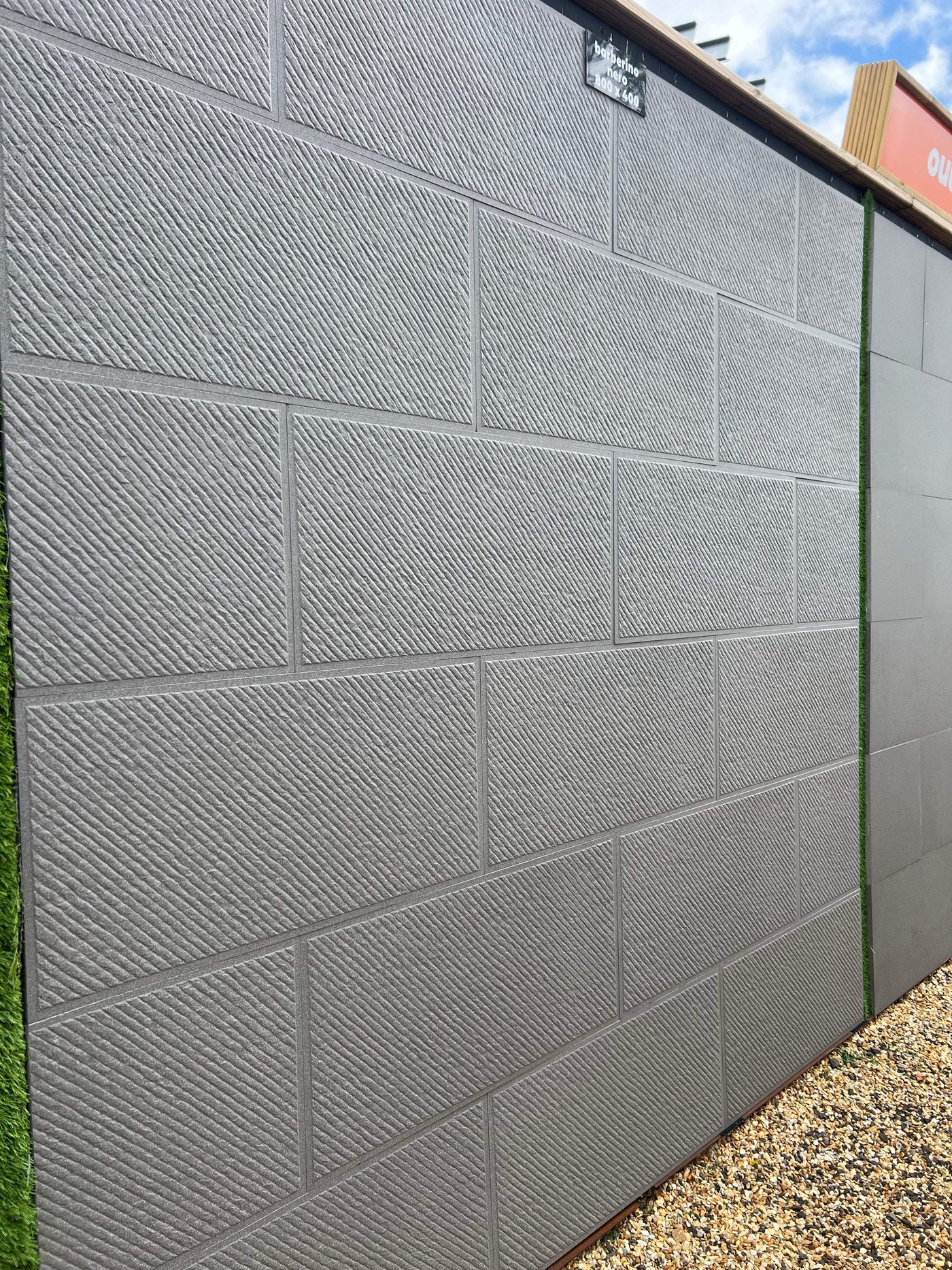 Barberino Nero Outdoor Porcelain Paving TIle | 800 x 400mm x 16mm