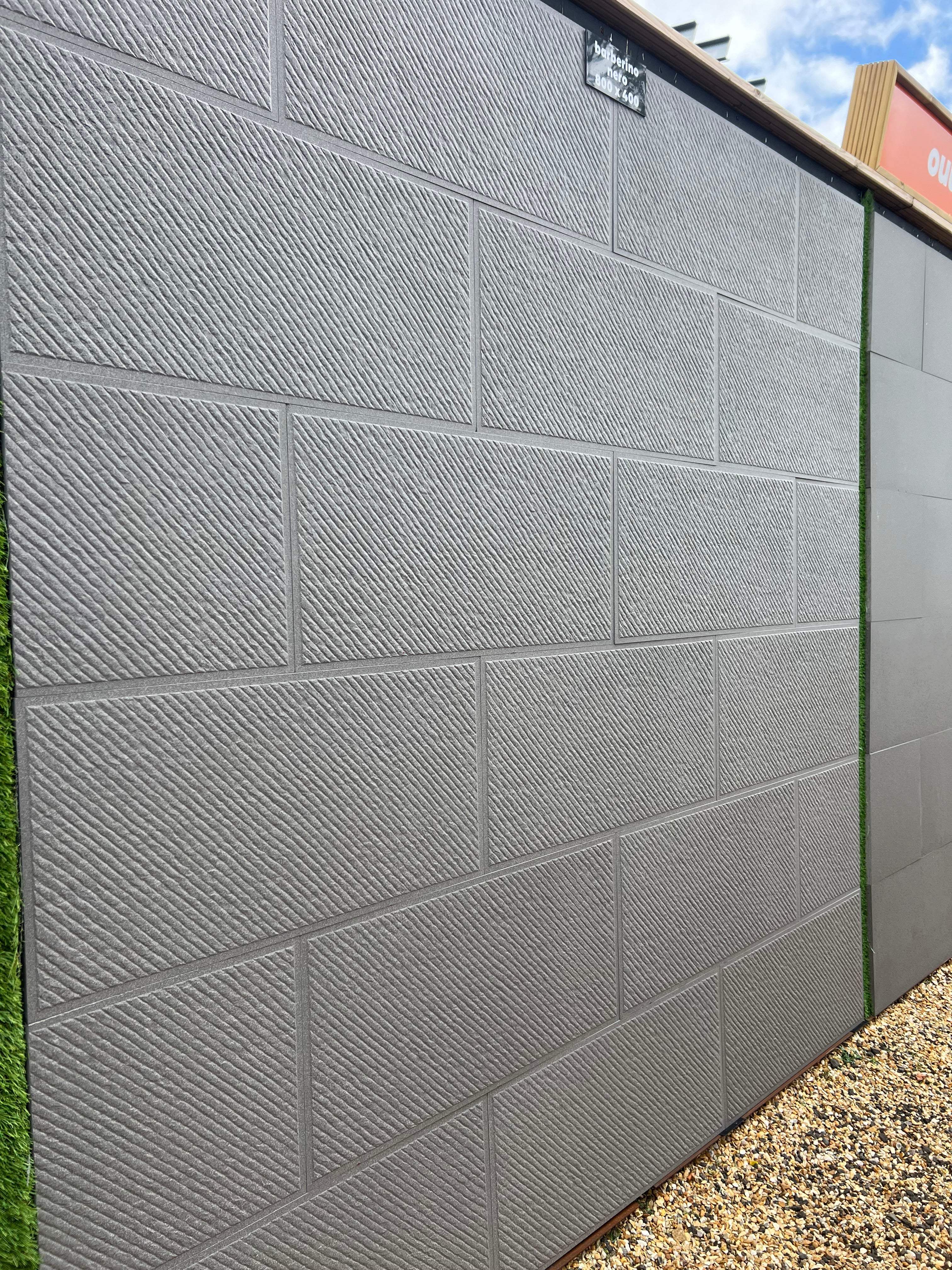 Barberino Nero Outdoor Porcelain Paving TIle | 800 x 400mm x 16mm