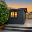 Composite Garden Wall Cladding Charcoal 200mm x 3.6m