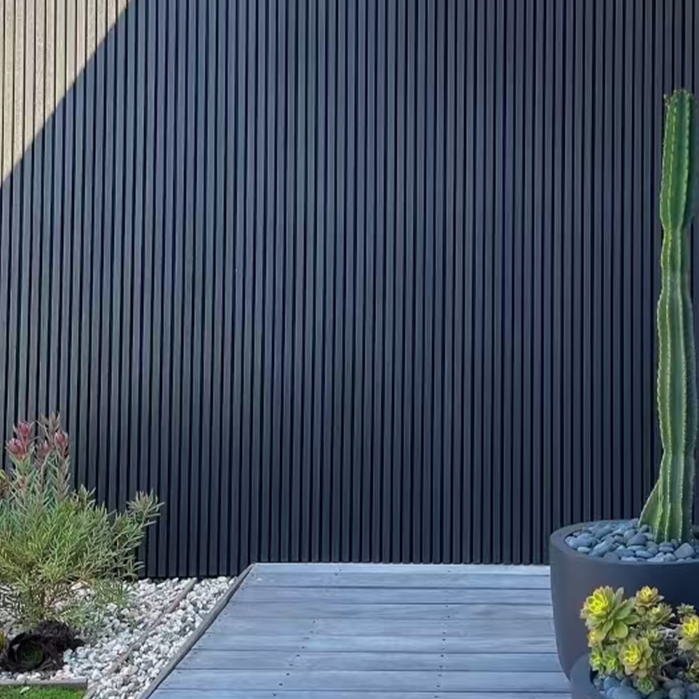 Composite Garden Wall Cladding Charcoal 200mm x 3.6m