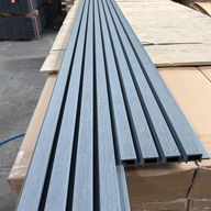 Composite Garden Wall Cladding Grey 200mm x 3.6m