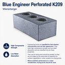 K209 Blue Engineer (Pack of 400) 65mm