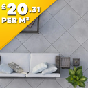 Italian Lunar Grey 20mm Outdoor Porcelain Paving TIle | 800 x 800mm