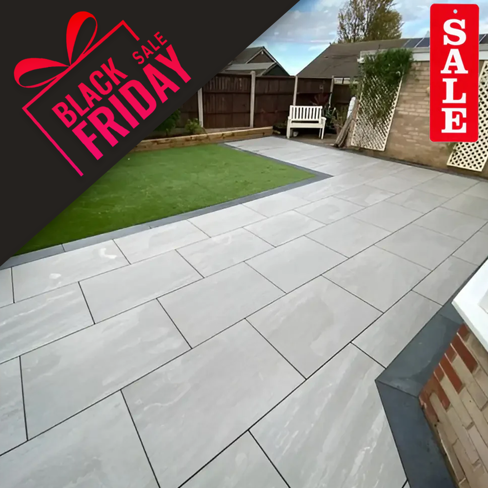 Kandla Grey Porcelain Paving 900x600mm