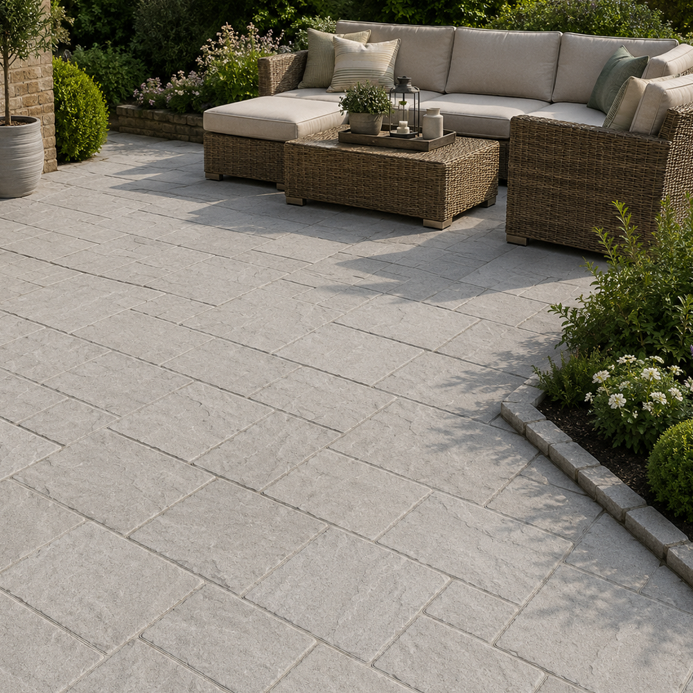 Kilsaran Belvedere Curled Silver 4 Size Mix Pack – Coverage 9.6m²