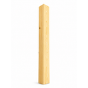 LONG NEWEL POST BASE PINE 1200MM 90X90MM