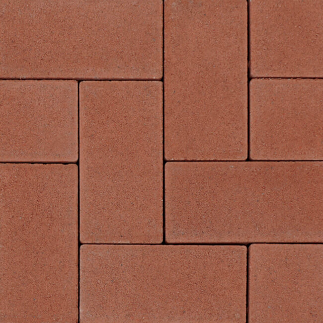 Barleystone Larchfield Trade Red 50mm Block Paver