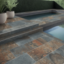 Mongolian Copper Rusty 20mm Outdoor Porcelain Paving Tile 900x600