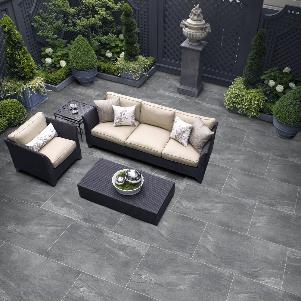 Mercury Grey 20mm Outdoor Porcelain Paving Tile | 900 x 600mm