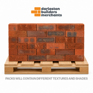 Red Mixed Commons 65mm N/S (non standard brick) (Pack 552)