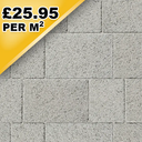 NewGrange Silver Granite - 3 Size Block Paver 10.08m2 Pack