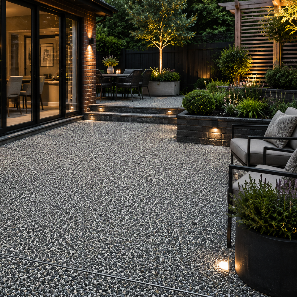 Resin Bound DIY Landscaper Kit – 4m² – Nordic Grey 2–5mm (Resin & Gravel Included)