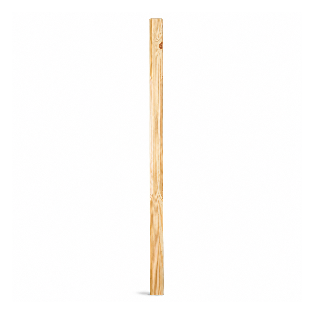 Pine Internal Stop Chamfer Half Newel Post 1500mm