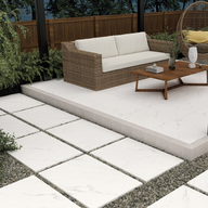 Sierra Lunar White 20mm Outdoor Slab  Porcelain Paving Tile 900x600mm