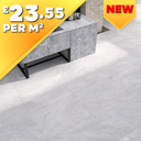 Rasa Pearl White 20mm Outdoor Porcelain Paving Tile 900x600