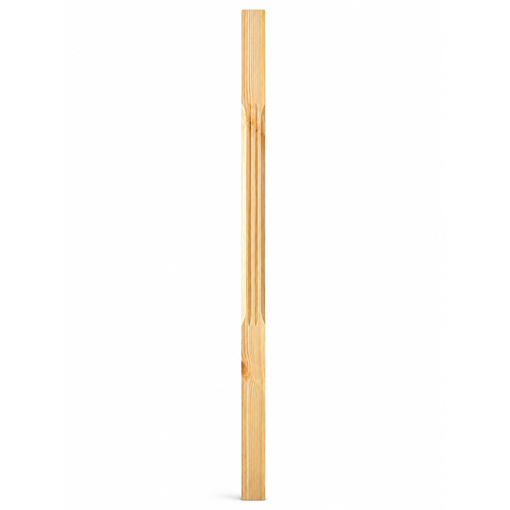 STOP CHAMF & FLUTE PINE SPINDLE 900 X 41MM