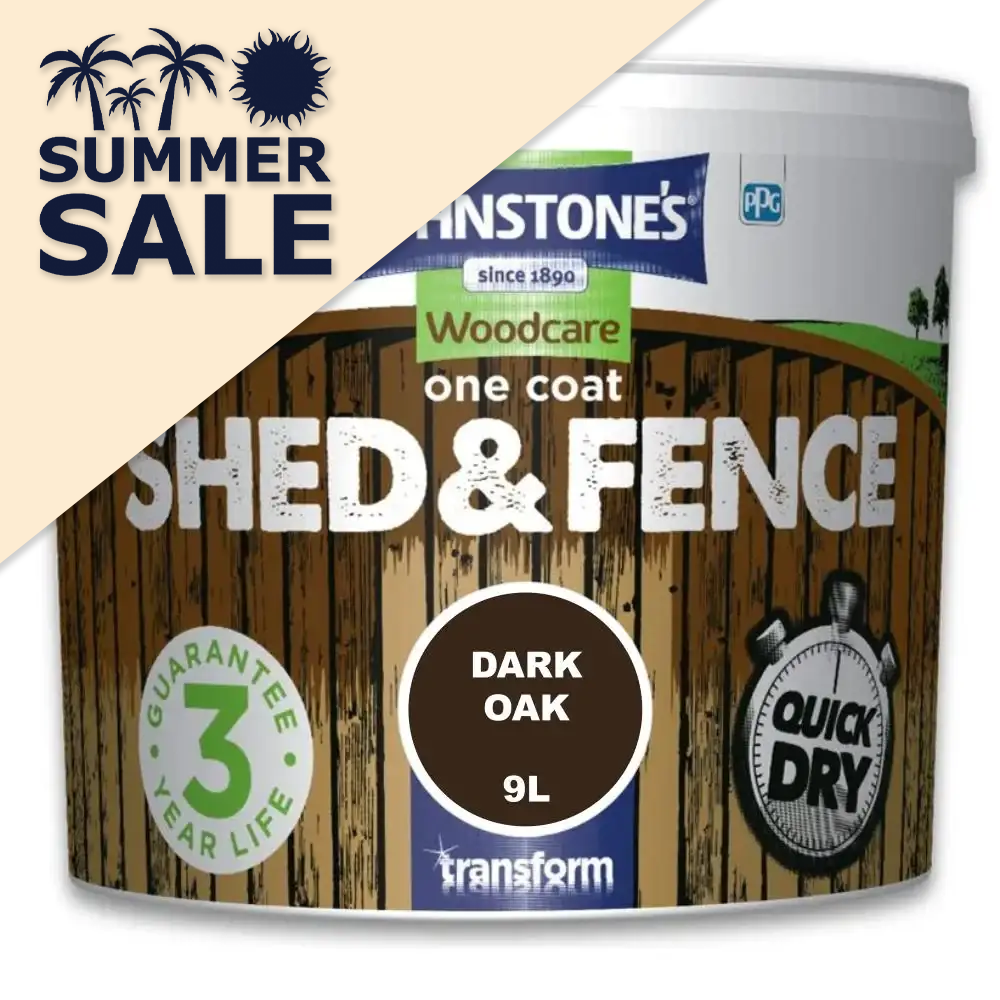 Johnstones Shed & Fence Dark Oak 9L