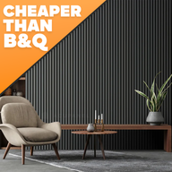 Slate Grey Acoustic Slat Wall Panel 2400 x 600mm