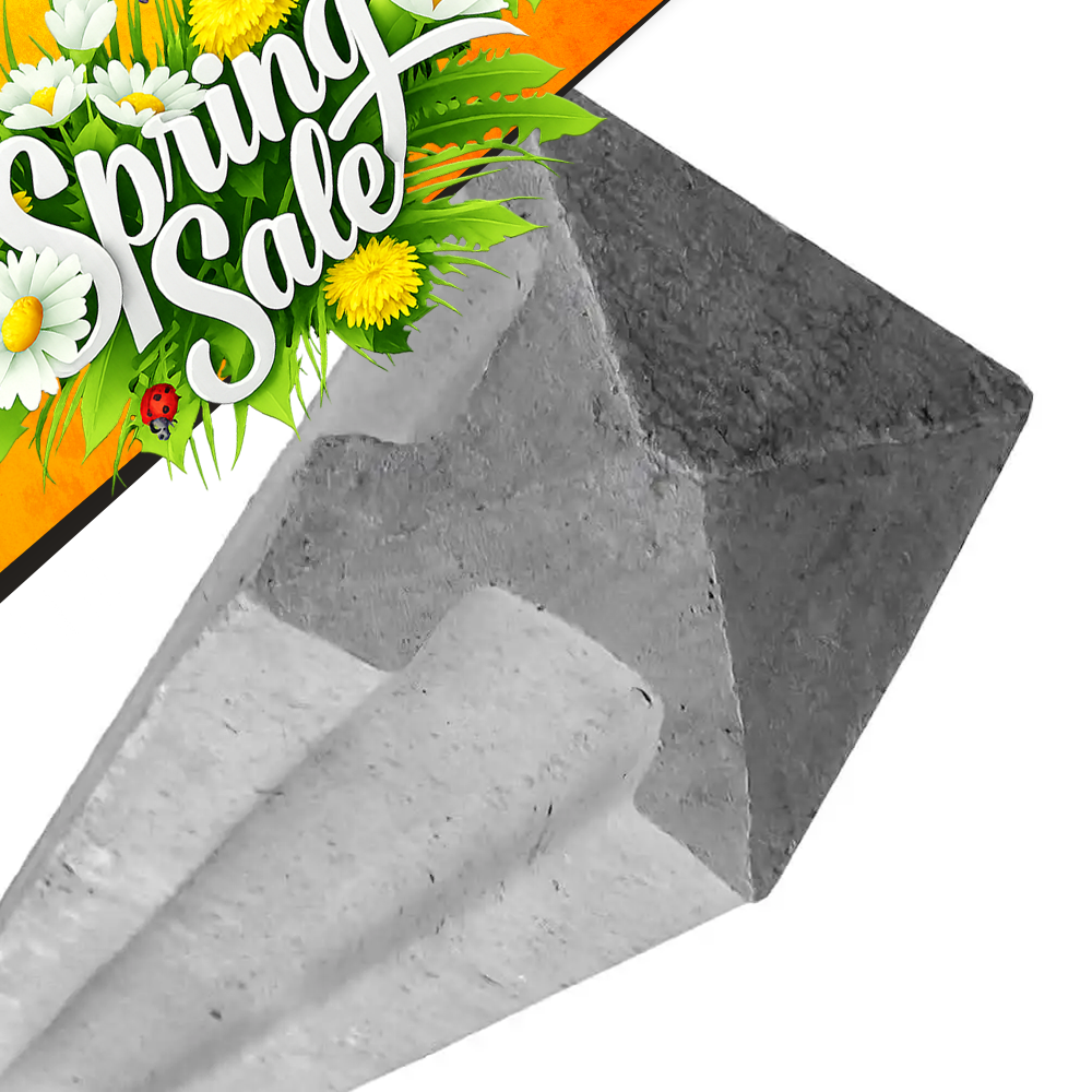 Slotted Concrete Corner Post 2400mm 8ft