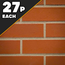 65mm Solid Red Engineer Class B Brick – Durable Construction Brick (Pack 350)