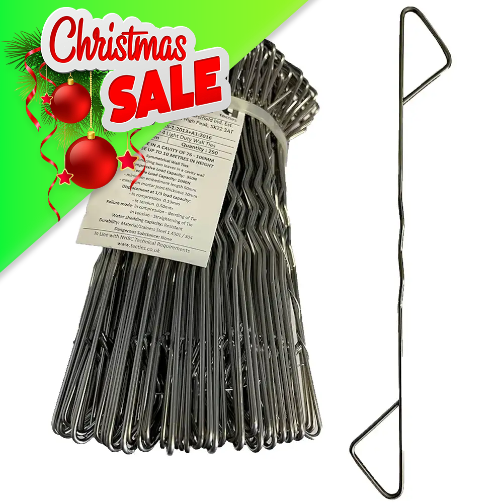 Stainless Steel Brick Tie TT4 275mm Box 250