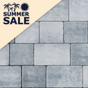 Kingspave Tumbled Cobble Silver Grey Block Paver