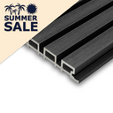 Composite Garden Wall Cladding Charcoal 200mm x 3.6m