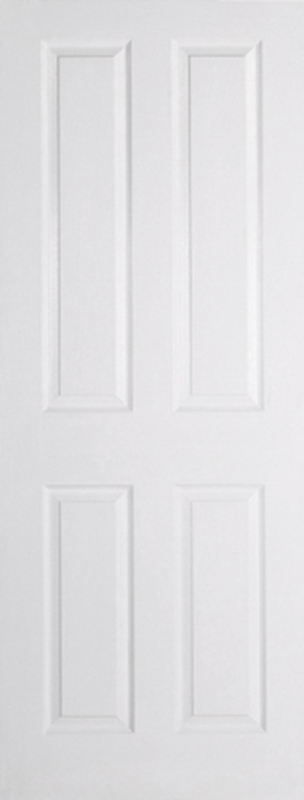 Textured 4 Panel Internal White Door 1981x762x35mm (30")