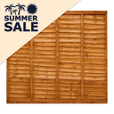 Heavy Duty Over Lap Fence Panel 6ftx5ft