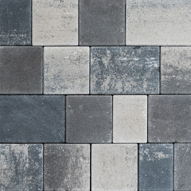 Castlepave Smooth Ash Blend 60mm 3 Size Block Paver