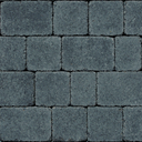 Cobbled 50mm Cobble Damson Trio 3 Sized Block Paver