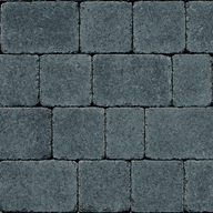 Cobbled 50mm Cobble Damson Trio 3 Sized Block Paver