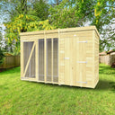 Dog Kennel And Run (Full Height)