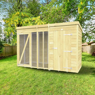 Dog Kennel And Run (Full Height)