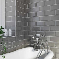 Metro Tile Bevelled 200X100 Dark Grey Per m2