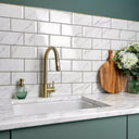 Metro Bevelled Tile 200X100 Marble White Per m2