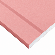 Fire Proof Fireline Red Square Edge Plasterboard - 12.5mm x 1800mm x 900mm (6x3)