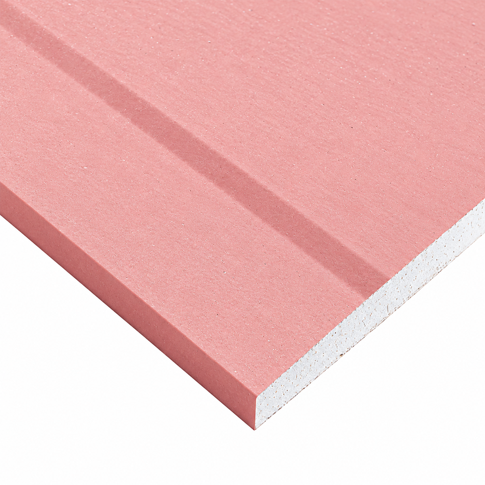Fire Proof Fireline Red Square Edge Plasterboard - 12.5mm x 1800mm x 900mm (6x3)